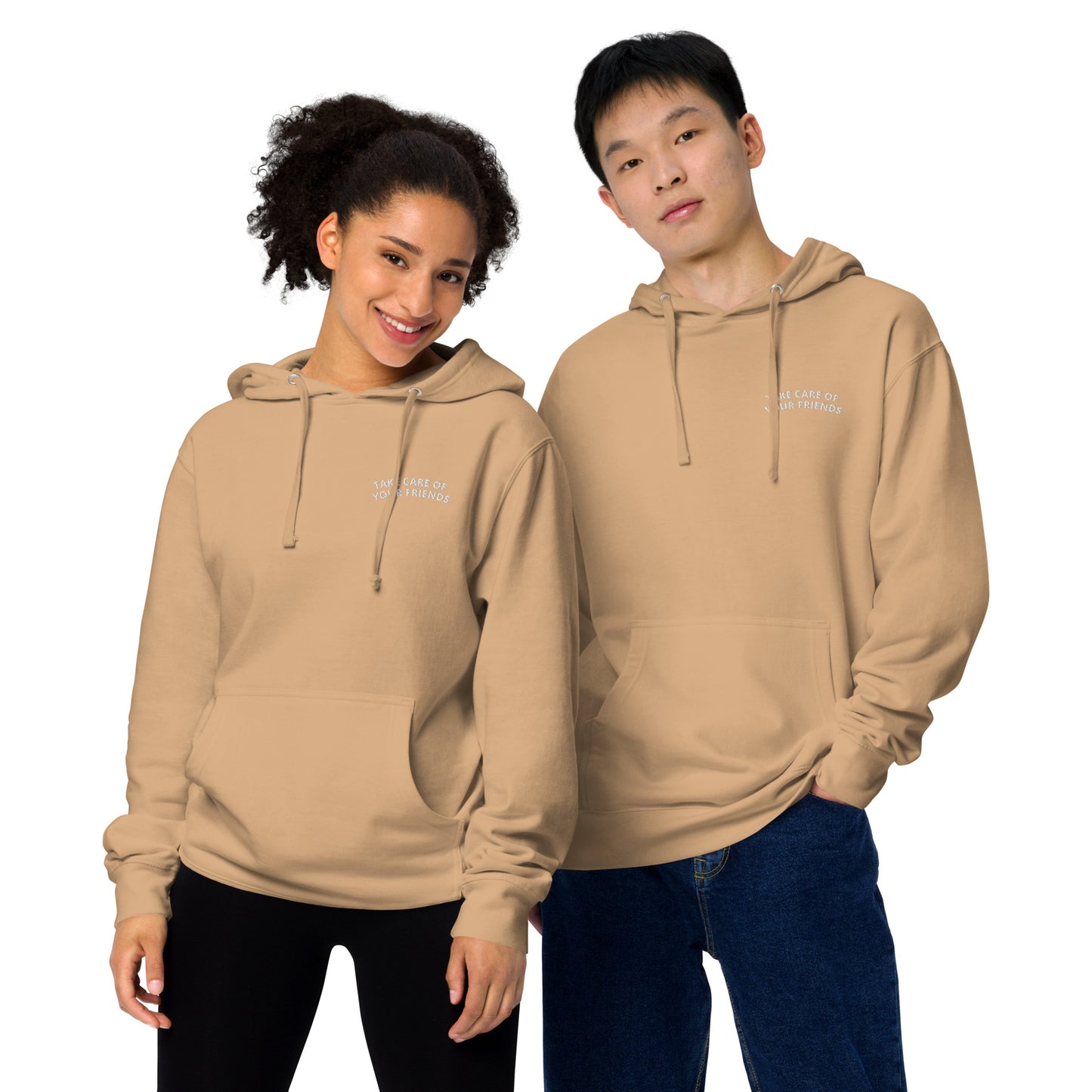 Take Care of Your Friends Unisex Midweight Hoodie