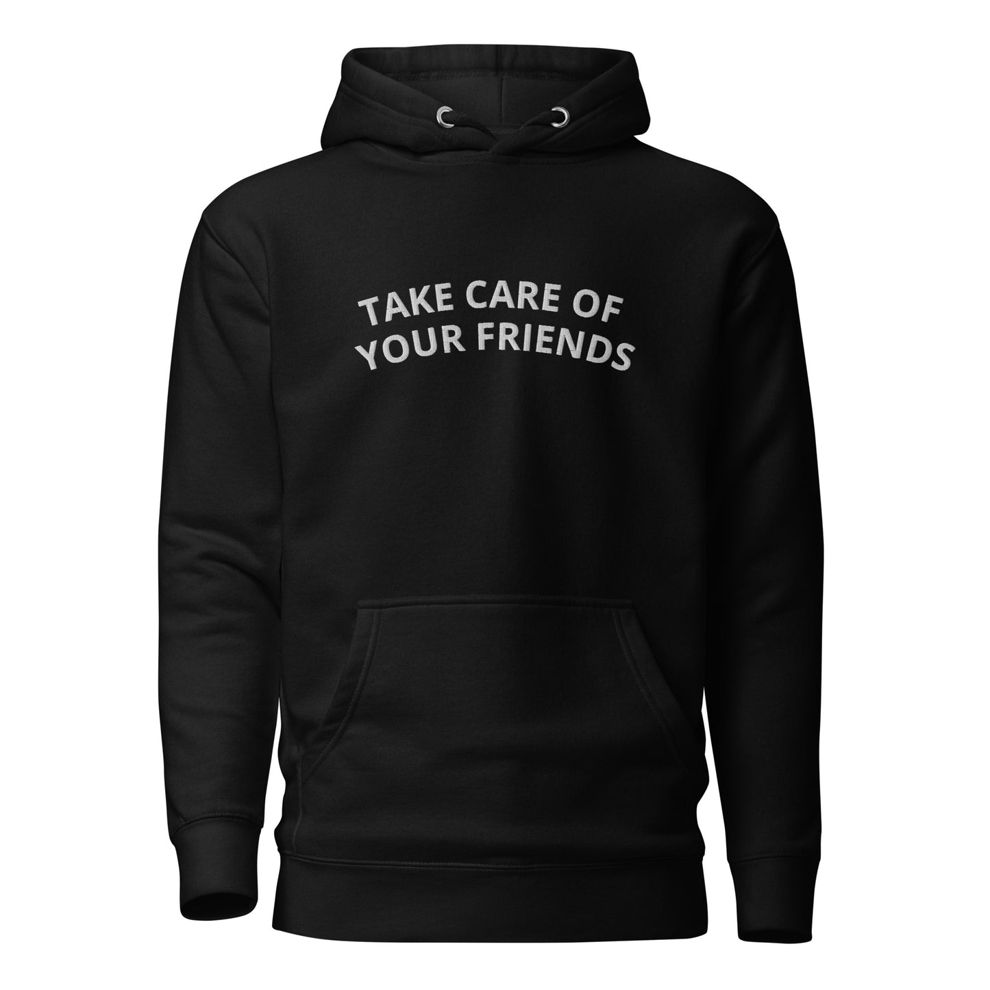 Official Take Care of Your Friends Stitched Hoodie