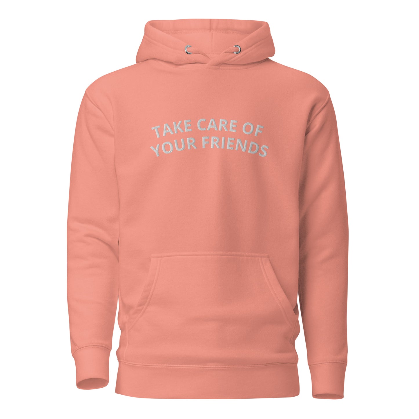 Official Take Care of Your Friends Stitched Hoodie