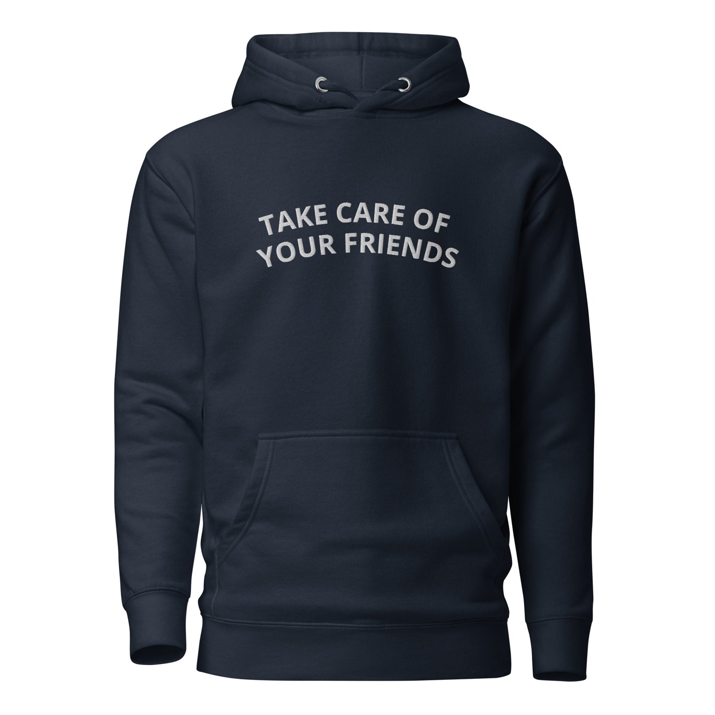 Official Take Care of Your Friends Stitched Hoodie